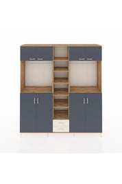 Hyperion Dolap 14 Raflı 2 Çekmeceli 2 Askılı 220x44x243 - S553M013V25B