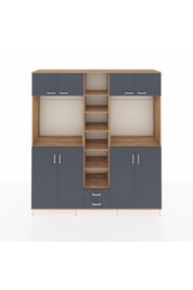 Hyperion Dolap 14 Raflı 2 Çekmeceli 2 Askılı 220x44x243 - S553M013V26B