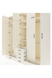 Hyperion Dolap 6 Raflı 6 Çekmeceli 4 Askılı 220x44x243 Aytaşı-Aytaşı/Aytaşı