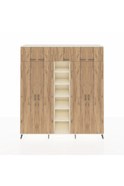 Hyperion Dolap 18 Raflı 9 Kapaklı 220x44x243 Aytaşı-Çam/Aytaşı