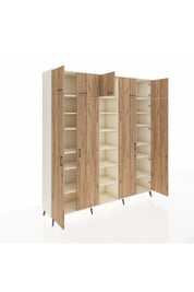 Hyperion Dolap 18 Raflı 9 Kapaklı 220x44x243 Aytaşı-Çam/Aytaşı