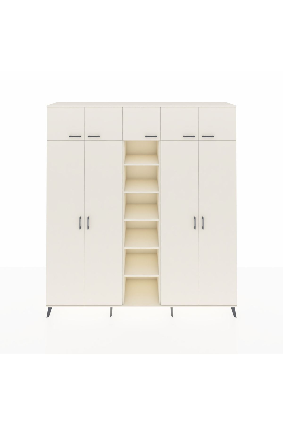 Hyperion Dolap 18 Raflı 9 Kapaklı 220x44x243 Aytaşı-Aytaşı/Aytaşı