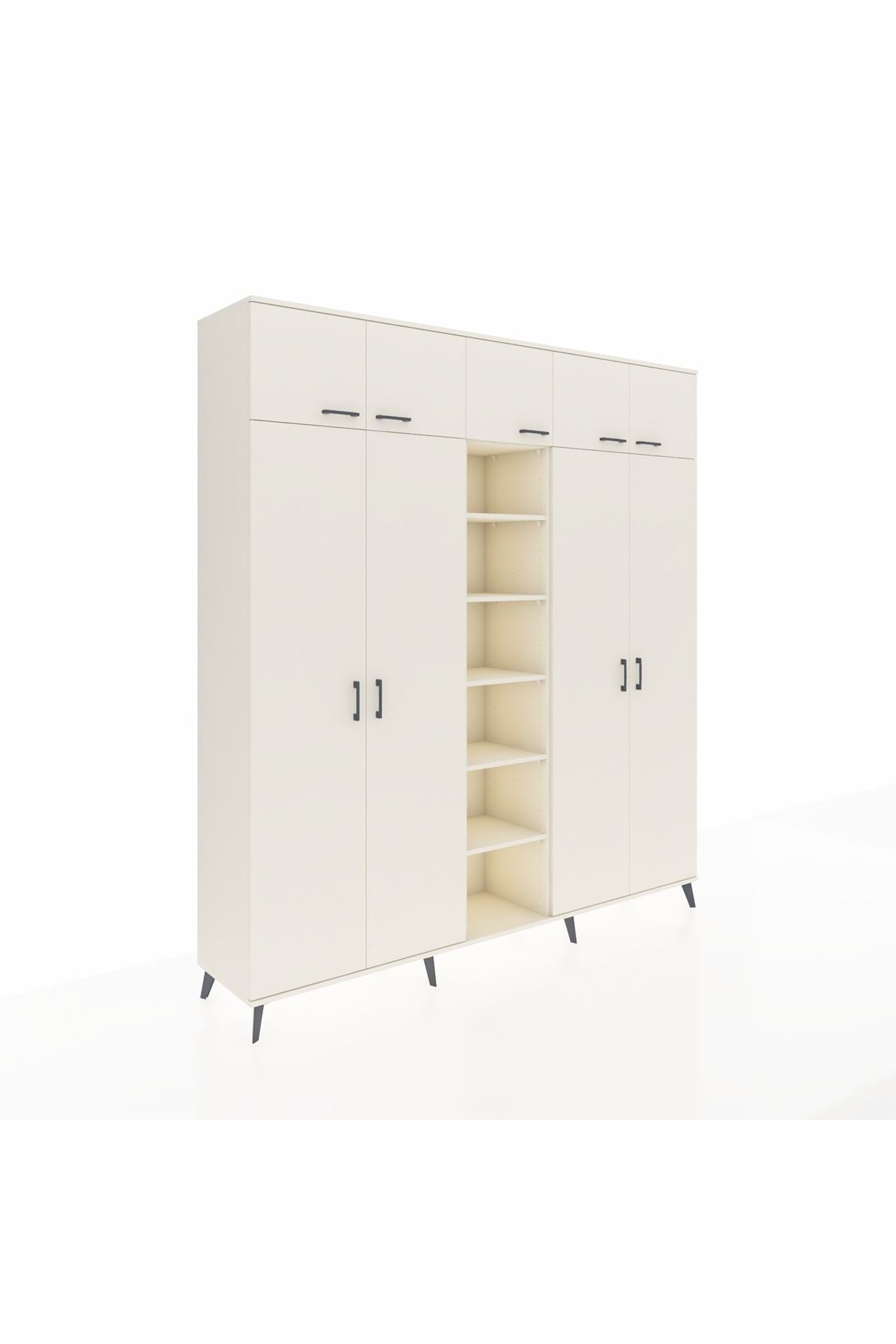 Hyperion Dolap 18 Raflı 9 Kapaklı 220x44x243 Aytaşı-Aytaşı/Aytaşı