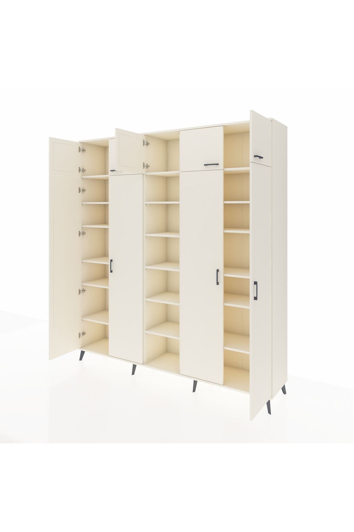 Hyperion Dolap 18 Raflı 9 Kapaklı 220x44x243 Aytaşı-Aytaşı/Aytaşı