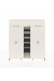 Hyperion Dolap 18 Raflı 9 Kapaklı 220x44x243 Aytaşı-Aytaşı/Antrasit