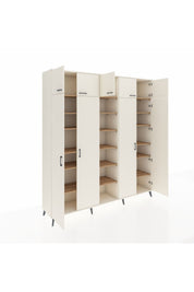 Hyperion Dolap 18 Raflı 9 Kapaklı 220x44x243 Aytaşı-Aytaşı/Çam