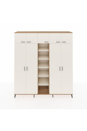 Hyperion Dolap 18 Raflı 9 Kapaklı 220x44x243 Çam-Aytaşı/Aytaşı