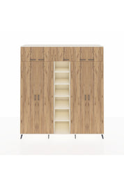 Hyperion Dolap 12 Raflı 9 Kapaklı 2 Askılı 220x44x243 - S553M016V01B