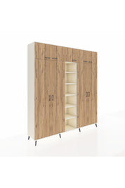 Hyperion Dolap 12 Raflı 9 Kapaklı 2 Askılı 220x44x243 - S553M016V01B