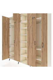 Hyperion Dolap 12 Raflı 9 Kapaklı 2 Askılı 220x44x243 - S553M016V01B