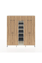 Hyperion Dolap 12 Raflı 9 Kapaklı 2 Askılı 220x44x243 - S553M016V02B