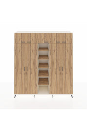 Hyperion Dolap 12 Raflı 9 Kapaklı 2 Askılı 220x44x243 - S553M016V03B