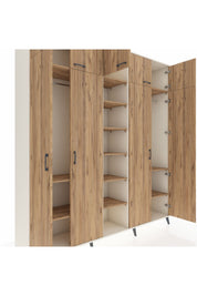 Hyperion Dolap 12 Raflı 9 Kapaklı 2 Askılı 220x44x243 - S553M016V03B