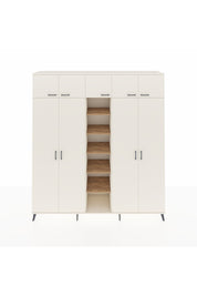 Hyperion Dolap 12 Raflı 9 Kapaklı 2 Askılı 220x44x243 - S553M016V06B