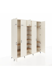 Hyperion Dolap 12 Raflı 9 Kapaklı 2 Askılı 220x44x243 - S553M016V06B