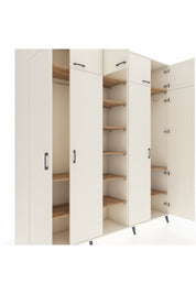 Hyperion Dolap 12 Raflı 9 Kapaklı 2 Askılı 220x44x243 - S553M016V06B