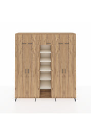 Hyperion Dolap 12 Raflı 9 Kapaklı 2 Askılı 220x44x243 - S553M016V19B