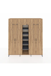 Hyperion Dolap 12 Raflı 9 Kapaklı 2 Askılı 220x44x243 - S553M016V20B