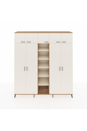 Hyperion Dolap 12 Raflı 9 Kapaklı 2 Askılı 220x44x243 - S553M016V22B