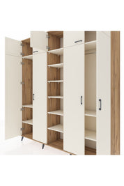 Hyperion Dolap 12 Raflı 9 Kapaklı 2 Askılı 220x44x243 - S553M016V22B