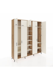 Hyperion Dolap 12 Raflı 9 Kapaklı 2 Askılı 220x44x243 - S553M016V22B