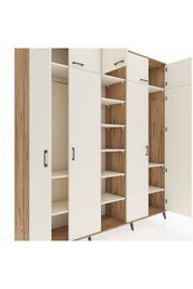 Hyperion Dolap 12 Raflı 9 Kapaklı 2 Askılı 220x44x243 - S553M016V22B