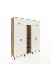 Hyperion Dolap 12 Raflı 9 Kapaklı 2 Askılı 220x44x243 - S553M016V23B