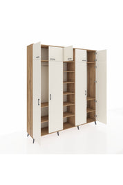 Hyperion Dolap 12 Raflı 9 Kapaklı 2 Askılı 220x44x243 - S553M016V24B