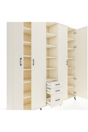 Hyperion Dolap 17 Raflı 3 Çekmeceli 4 Kapaklı 220x44x243 Aytaşı-Aytaşı/Aytaşı