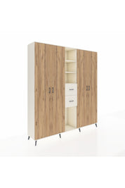 Hyperion Dolap 15 Raflı 2 Çekmeceli 4 Kapaklı 220x44x243 - S553M018V01B