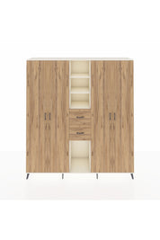 Hyperion Dolap 15 Raflı 2 Çekmeceli 4 Kapaklı 220x44x243 - S553M018V03B