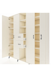 Hyperion Dolap 15 Raflı 2 Çekmeceli 4 Kapaklı 220x44x243 - S553M018V04B