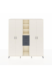 Hyperion Dolap 15 Raflı 2 Çekmeceli 4 Kapaklı 220x44x243 - S553M018V05B