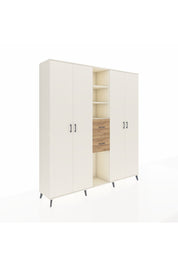 Hyperion Dolap 15 Raflı 2 Çekmeceli 4 Kapaklı 220x44x243 - S553M018V06B