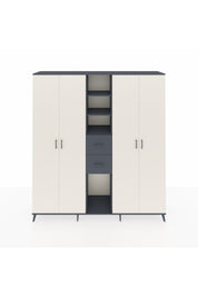 Hyperion Dolap 15 Raflı 2 Çekmeceli 4 Kapaklı 220x44x243 - S553M018V14B