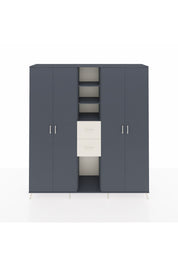 Hyperion Dolap 15 Raflı 2 Çekmeceli 4 Kapaklı 220x44x243 - S553M018V16B