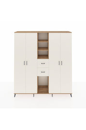 Hyperion Dolap 15 Raflı 2 Çekmeceli 4 Kapaklı 220x44x243 - S553M018V22B