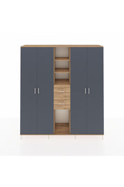 Hyperion Dolap 15 Raflı 2 Çekmeceli 4 Kapaklı 220x44x243 - S553M018V27B