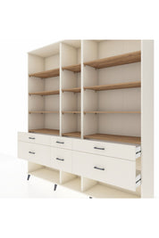Hyperion Dolap 12 Raflı 6 Çekmeceli 220x44x243 - S553M019V01B
