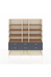 Hyperion Dolap 12 Raflı 6 Çekmeceli 220x44x243 - S553M019V02B