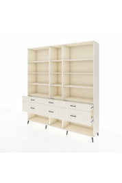 Hyperion Dolap 12 Raflı 6 Çekmeceli 220x44x243 - S553M019V04B