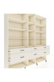 Hyperion Dolap 12 Raflı 6 Çekmeceli 220x44x243 - S553M019V04B