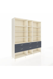 Hyperion Dolap 12 Raflı 6 Çekmeceli 220x44x243 - S553M019V05B