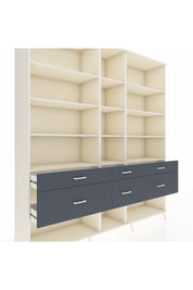 Hyperion Dolap 12 Raflı 6 Çekmeceli 220x44x243 - S553M019V05B