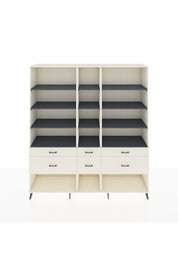 Hyperion Dolap 12 Raflı 6 Çekmeceli 220x44x243 - S553M019V07B