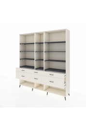 Hyperion Dolap 12 Raflı 6 Çekmeceli 220x44x243 - S553M019V07B