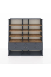 Hyperion Dolap 12 Raflı 6 Çekmeceli 220x44x243 - S553M019V11B