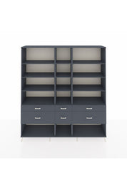 Hyperion Dolap 12 Raflı 6 Çekmeceli 220x44x243 - S553M019V17B