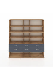 Hyperion Dolap 12 Raflı 6 Çekmeceli 220x44x243 - S553M019V20B