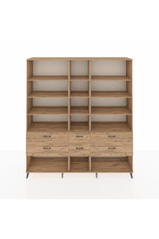 Hyperion Dolap 12 Raflı 6 Çekmeceli 220x44x243 - S553M019V21B